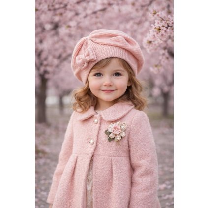 Lányok barett 10124 babarózsaszín (Méret NÁLA)