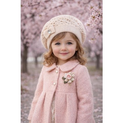 Lányok barett 10125 ekrü (Méret NÁLA)