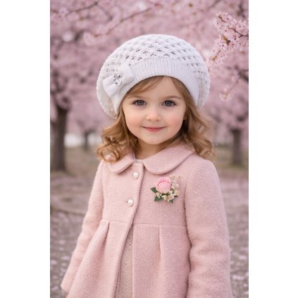 Lányok barett 10125 fehér (Méret NÁLA)