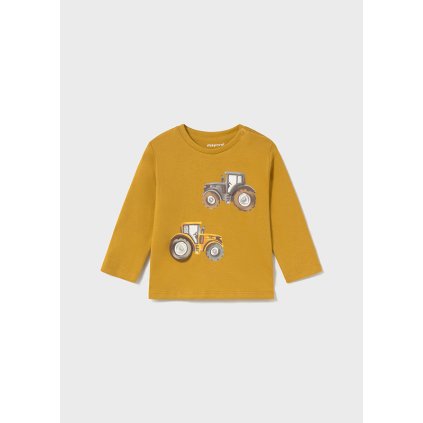 MAYORAL chlapčenské tričko s potlačou - Žltá (Veľkosť 92)