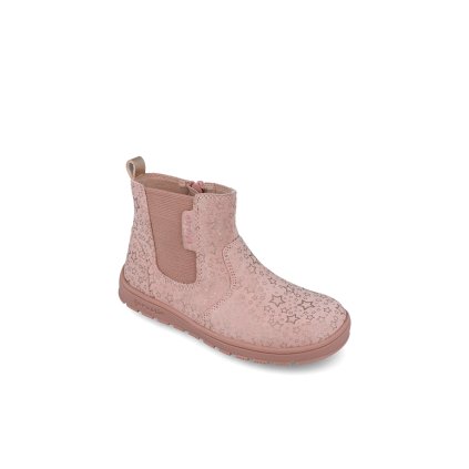 Dievčenské barefoot prechodné čižmičky - Ružová (Veľkosť 33)