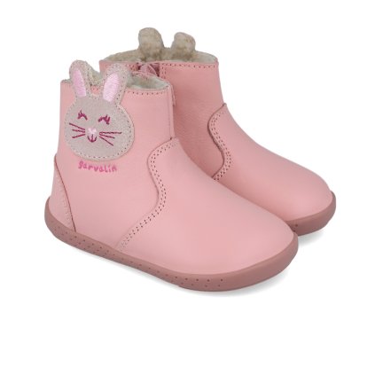 Dievčenské mierne zateplené prechodné čižmy - Ružová (Veľkosť 26)