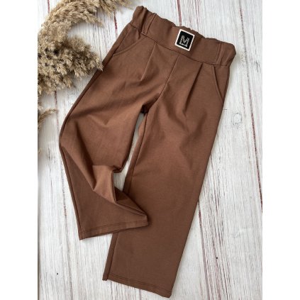 Dievčenské rozšírené nohavice - Žltá (Veľkosť 152/158)