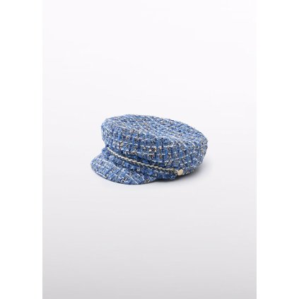 ABEL&LULA exkluzívna dievčenská čiapka - Modrá (Veľkosť 56)