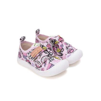 Dievčenské plátenky D.D.STEP - Ružová (Veľkosť 33)