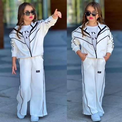 3 dielny dievčenský set - Cream (Veľkosť 110/116)