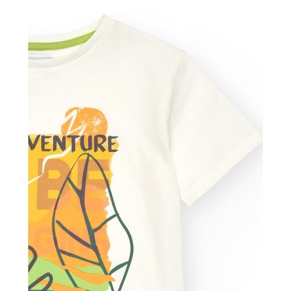 Chlapčenské tričko s krátkym rukávom - Biela (Veľkosť 152)