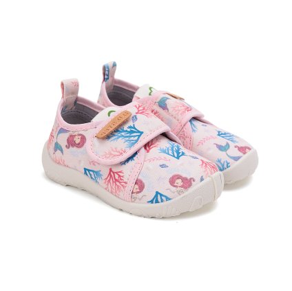 D.D.STEP dievčenské barefoot plátenky - Ružová (Veľkosť 31)