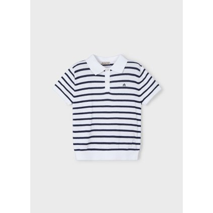 MAYORAL chlapčenská  polokošeľa bavlnená - Biela (Veľkosť 110)