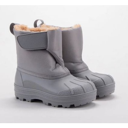 Chlapčenské zimné snehule IGOR - Sivá (Veľkosť 30)