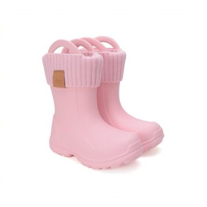 Ultraľahké zateplené gumáky D.D.STEP - Ružová (Veľkosť 32/33)