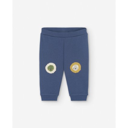 Bavlnené nohavice- tepláky chlapčenské - pastel (Veľkosť 92/98)