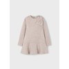 MAYORAL dievčenské bavlnené šaty - tunika - Béžová (Veľkosť 140)