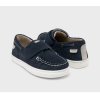 MAYORAL kožené chlapčenské mokasíny - Modrá (Veľkosť 30)
