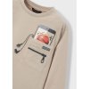 MAYORAL chlapčenské tričko s dlhým rukávom - Béžová (Veľkosť 140)
