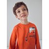 MAYORAL chlapčenské tričko s dlhým rukávom - Oranžová (Veľkosť 140)