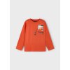 MAYORAL chlapčenské tričko s dlhým rukávom - Oranžová (Veľkosť 140)