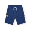 Chlapčenské bavlnené krátke nohavice - Modrá (Veľkosť 152)
