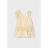 MAYORAL dievčenské letné šaty-elegantné - Champagne (Veľkosť 140)
