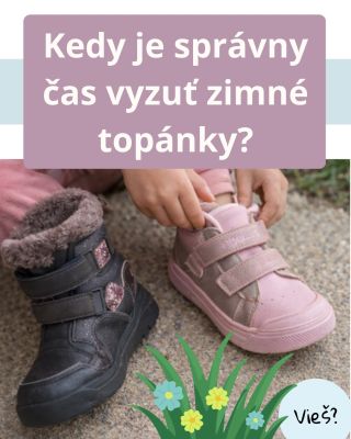 Kedy je vlastne správny čas vyzuť deti zo zimných topánok? Rozhodujú najmä teploty – ak sa stabilne držia nad 8 až 10...