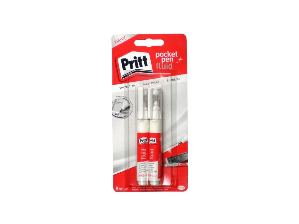 Pero korekčné PRITT POCKET PEN,2x 9 ml CSL s. r. o. www