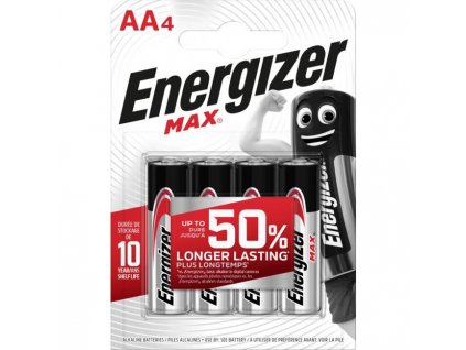 Batéria alkalická Energizer Max 1,5 V, typ AA,4 ks