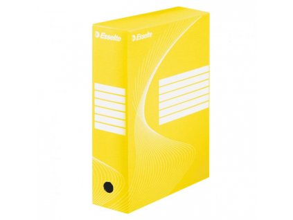 Archívny box Esselte 100mm žltý/biely