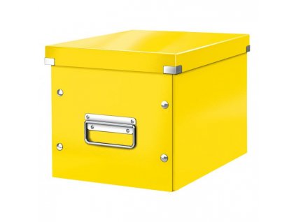 Štvorcová krabica A5 (M) Click & Store žltá