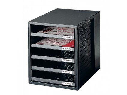 Zásuvkový box Cabinet čierny