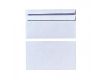 Poštové obálky DL Herlitz samolepiace s vnútornou potlačou, biele, 25 ks