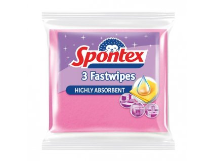 Utierka z viskózy Spontex Fast Wipes 3 kusy