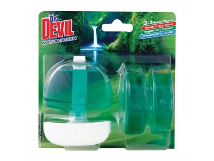 Dr. Devil závesný WC gél 3 x 55 ml - Natur Fresh