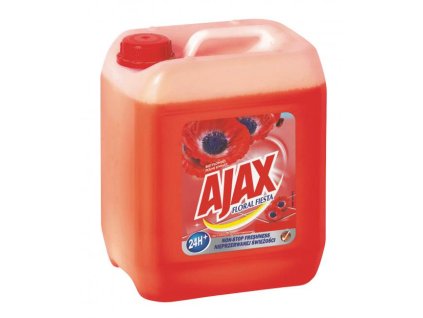 Ajax na podlahy Floral Fiesta 5 l Red Flowers (červený)