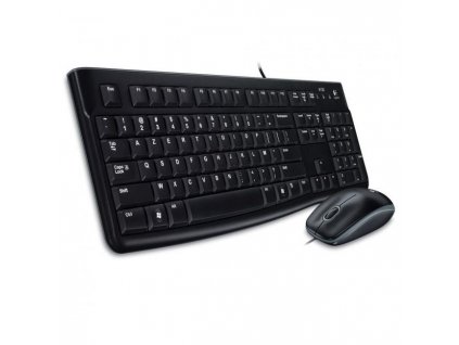 Klávesnica Logitech MK 120, USB, SK/CZ + optická myš