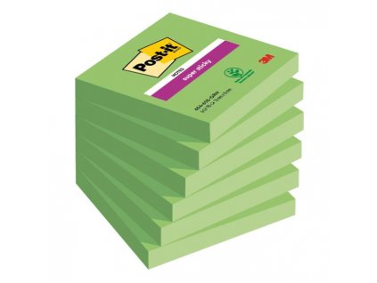 Bločky Post-it Super Sticky zelené 76x76mm