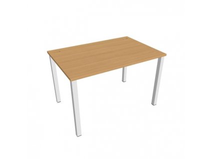 Pracovný stôl Uni, 120x75,5x80 cm, buk/biela