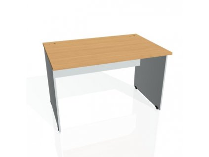Pracovný stôl Gate, 120x75,5x80 cm, buk/sivý