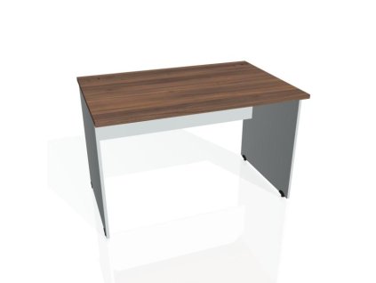 Pracovný stôl Gate, 120x75,5x80 cm, orech/sivý