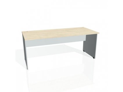 Pracovný stôl Gate, 180x75,5x80 cm, agát/sivý
