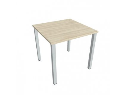 Pracovný stôl Uni, 80x75,5x80 cm, agát/sivá