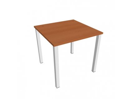 Pracovný stôl Uni, 80x75,5x80 cm, čerešňa/biela