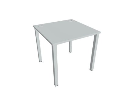 Pracovný stôl Uni, 80x75,5x80 cm, sivá/sivá