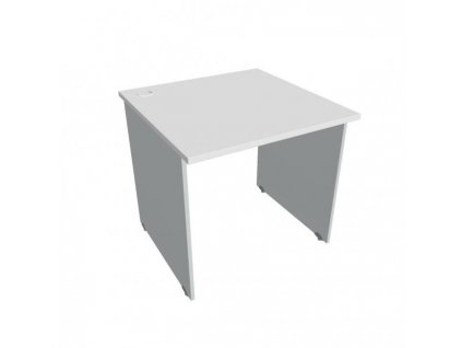 Pracovný stôl Gate, 80x75,5x80 cm, biely/sivý