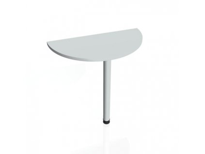 Doplnkový stôl Gate, 80x75,5x40 cm, sivá/kov