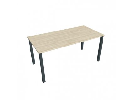Rokovací stôl Uni, 160x75,5x80 cm, agát/čierna