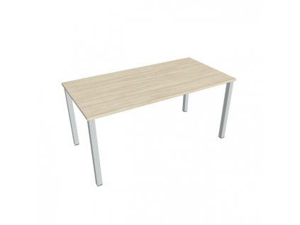 Rokovací stôl Uni, 160x75,5x80 cm, agát/sivá