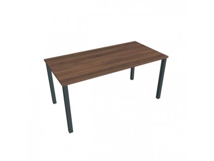 Rokovací stôl Uni, 160x75,5x80 cm, orech/čierna