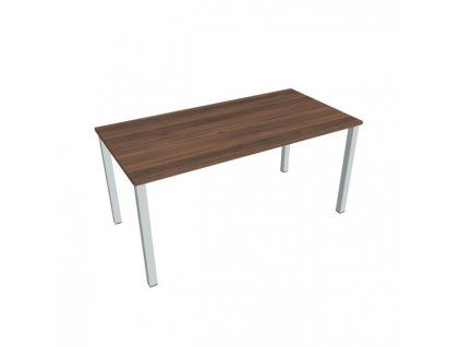 Rokovací stôl Uni, 160x75,5x80 cm, orech/sivá