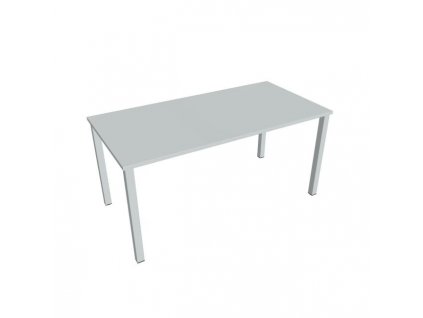 Rokovací stôl Uni, 160x75,5x80 cm, sivá/sivá