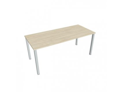 Rokovací stôl Uni, 180x75,5x80 cm, agát/sivá